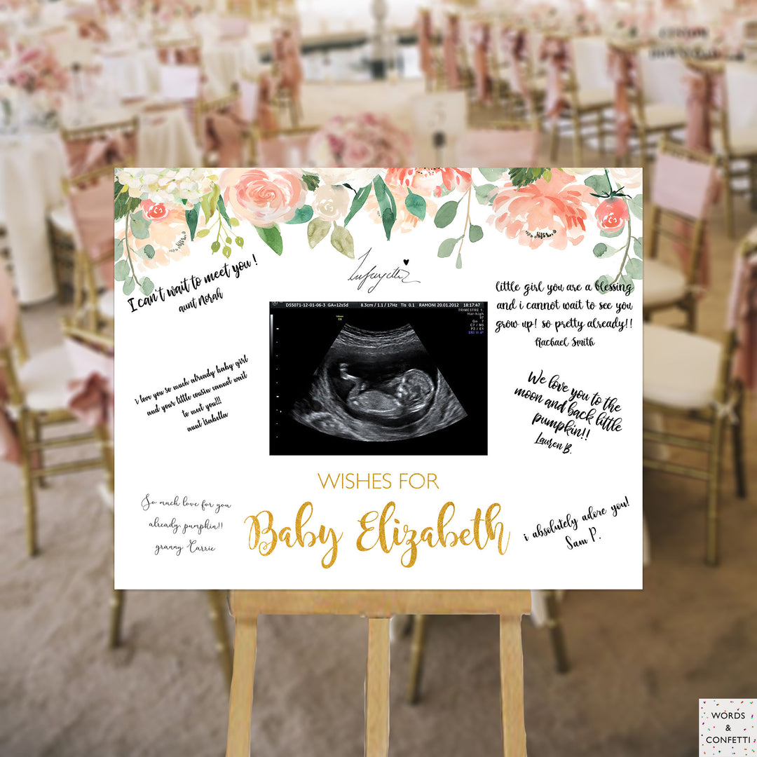 peach-baby-shower-guest-book-sign-sonogram-wordsandconfetti