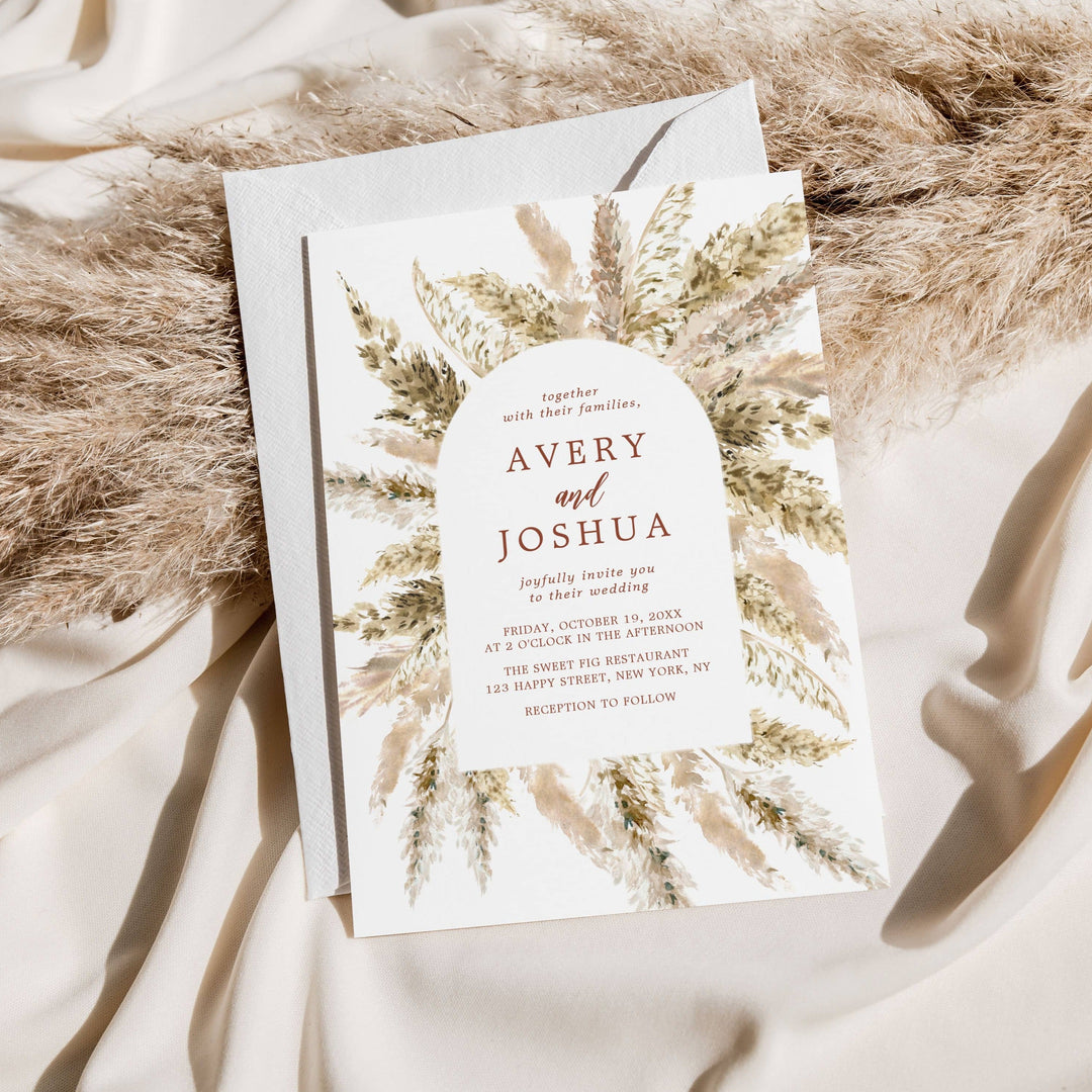 Pampas Grass Wedding