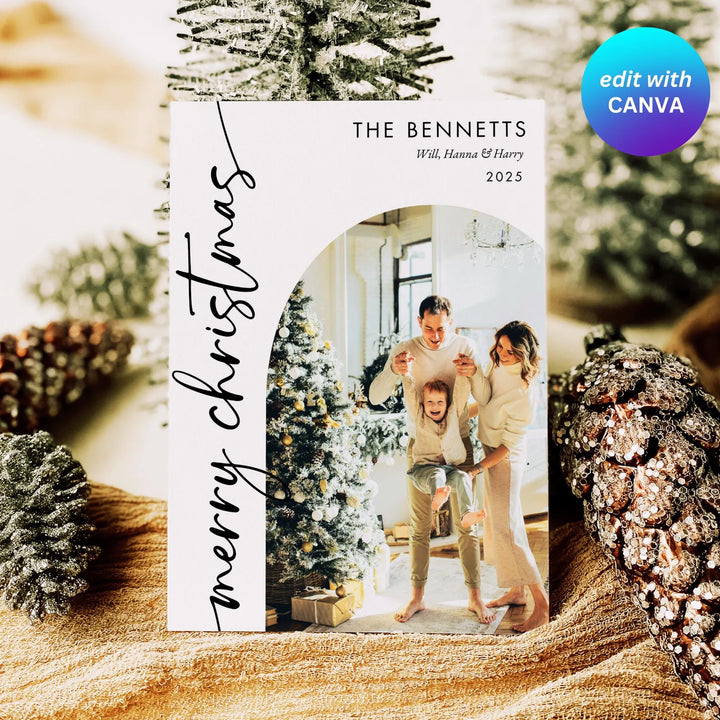 Year in Review Christmas Card Template