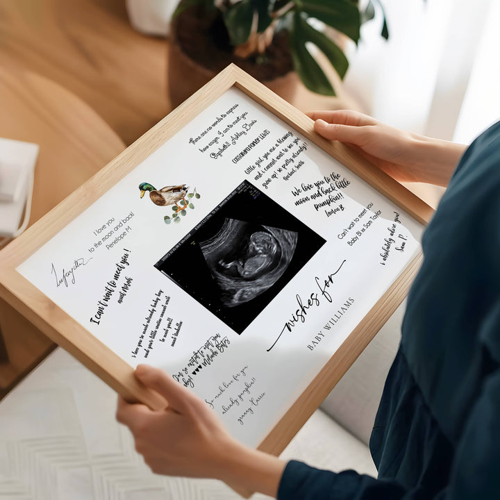 MALLARD DUCK Baby Shower Guest Book Sign