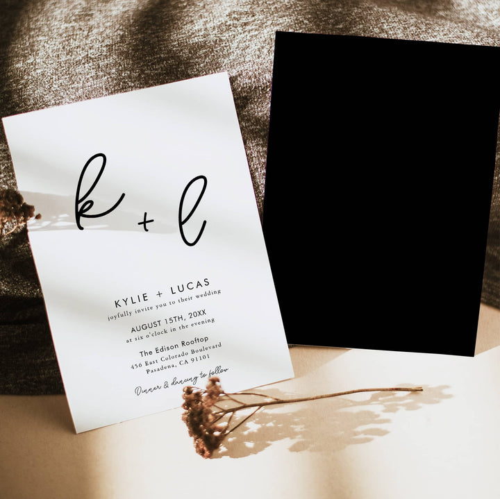 BOHEMIAN Wedding Invitation