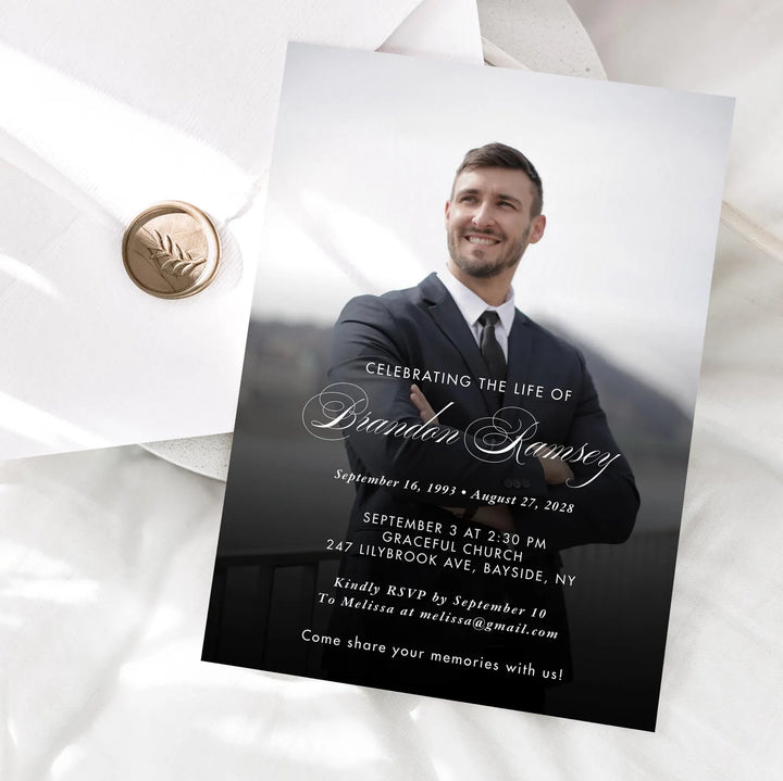 Celebration Of Life Invitation