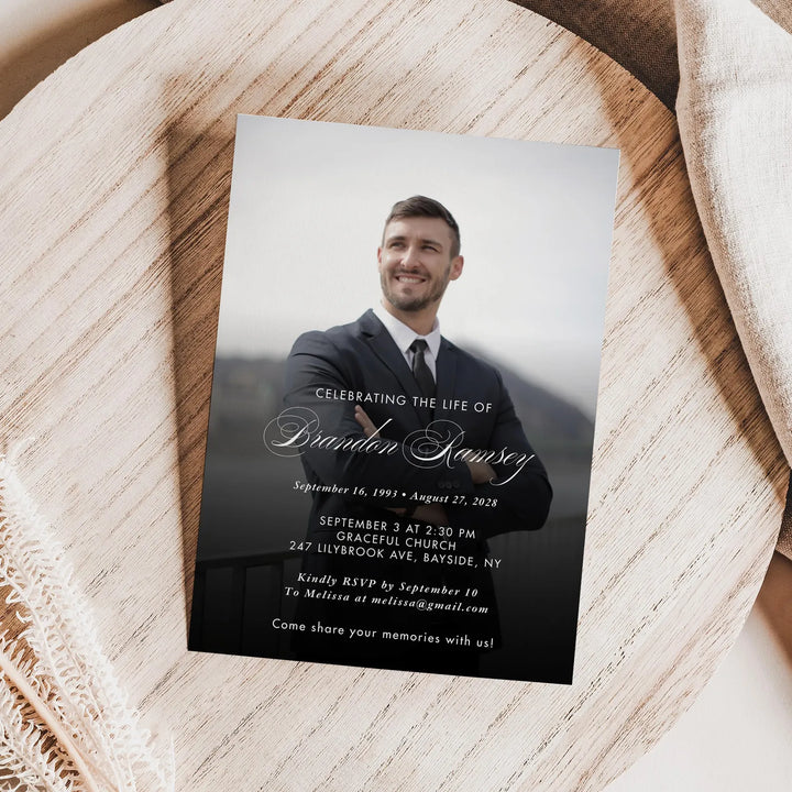 Celebration Of Life Invitation