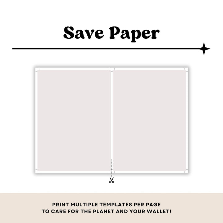 Year in Review Christmas Card Template