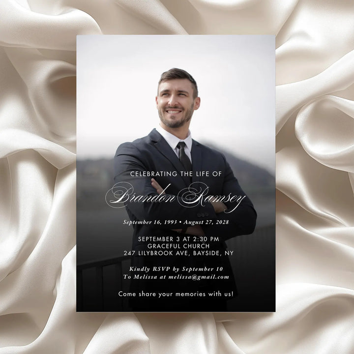 Celebration Of Life Invitation