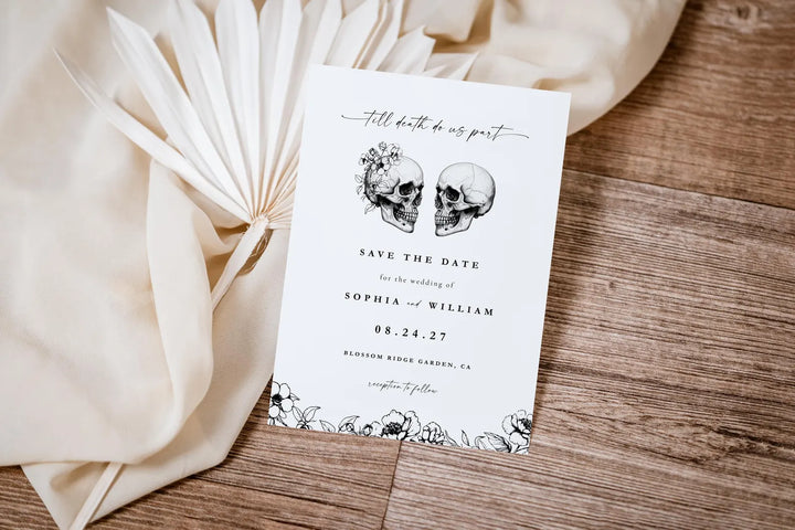 GOTHIC Wedding Invitation