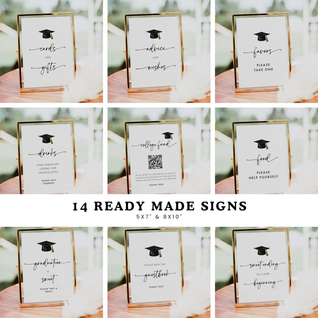 Graduation Party Bundle – Invitations, Games, Decorations &amp; More!