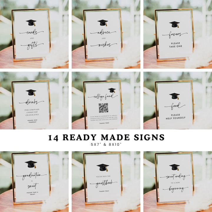 Graduation Party Bundle – Invitations, Games, Decorations &amp; More!