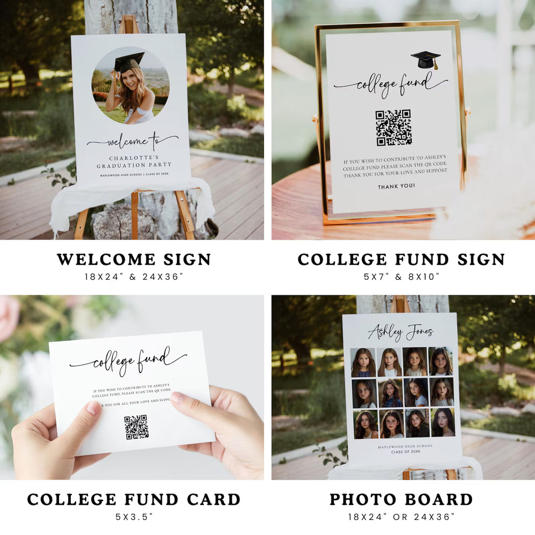 Graduation Party Bundle – Invitations, Games, Decorations &amp; More!