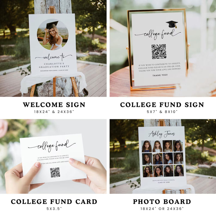 Graduation Party Bundle – Invitations, Games, Decorations &amp; More!