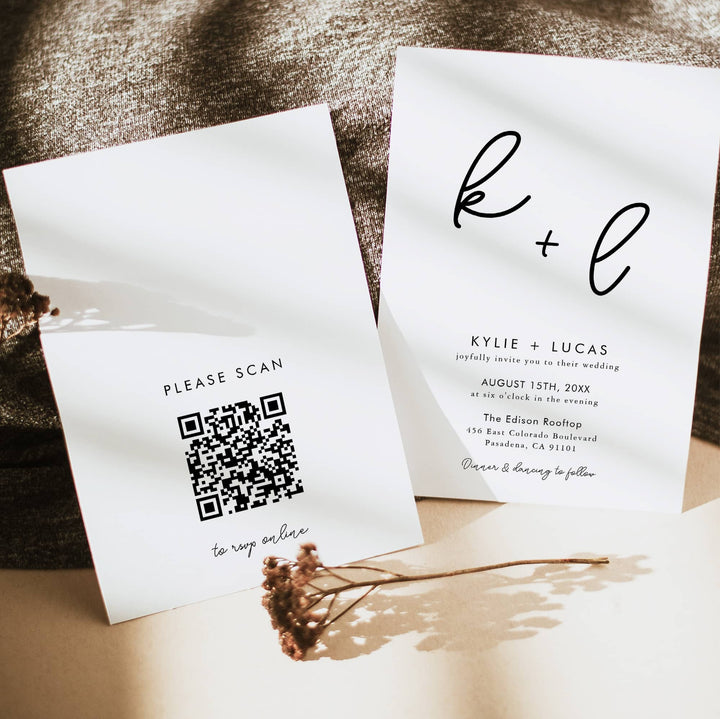 BOHEMIAN Wedding Invitation