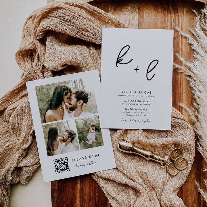 BOHEMIAN Wedding Invitation