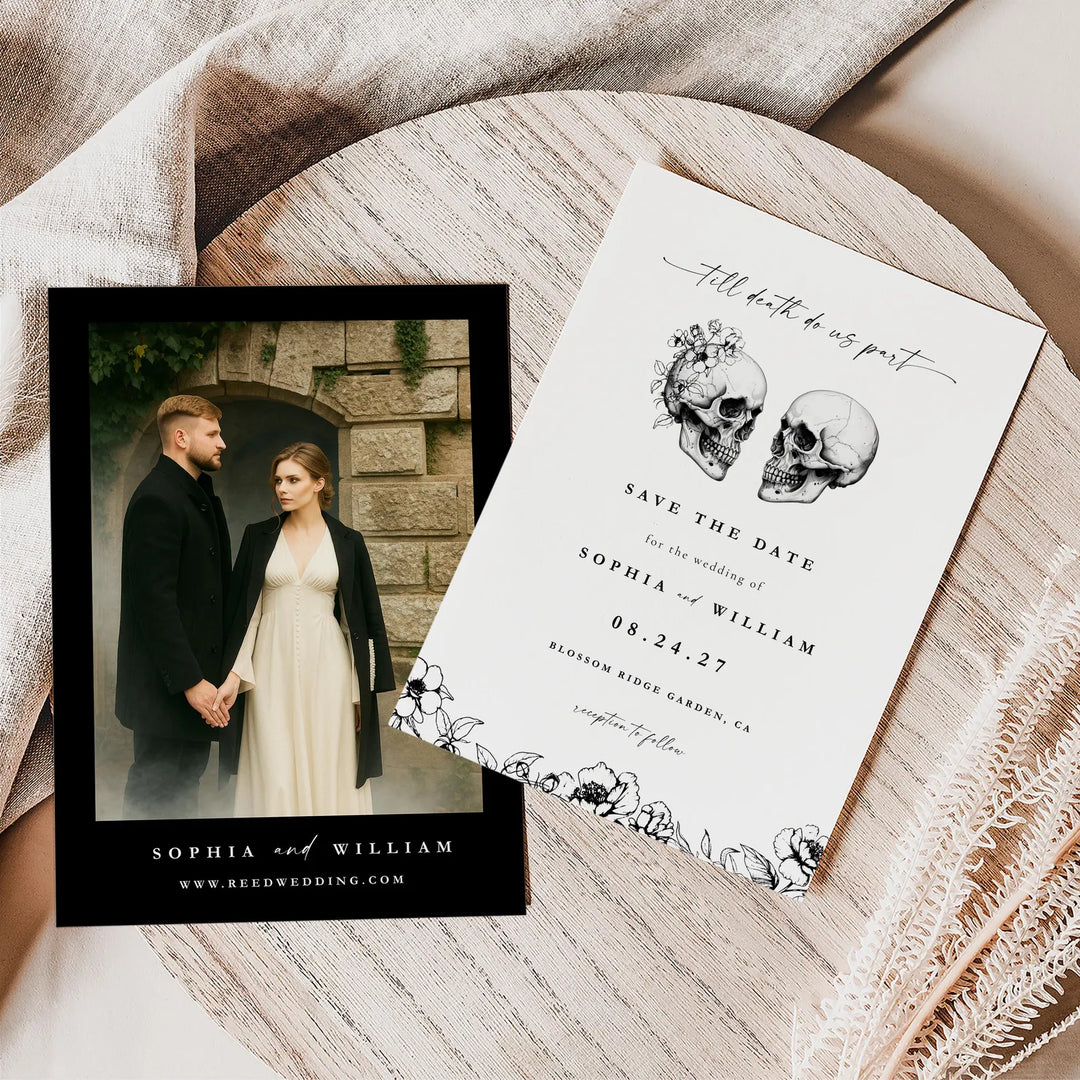 GOTHIC Wedding Invitation
