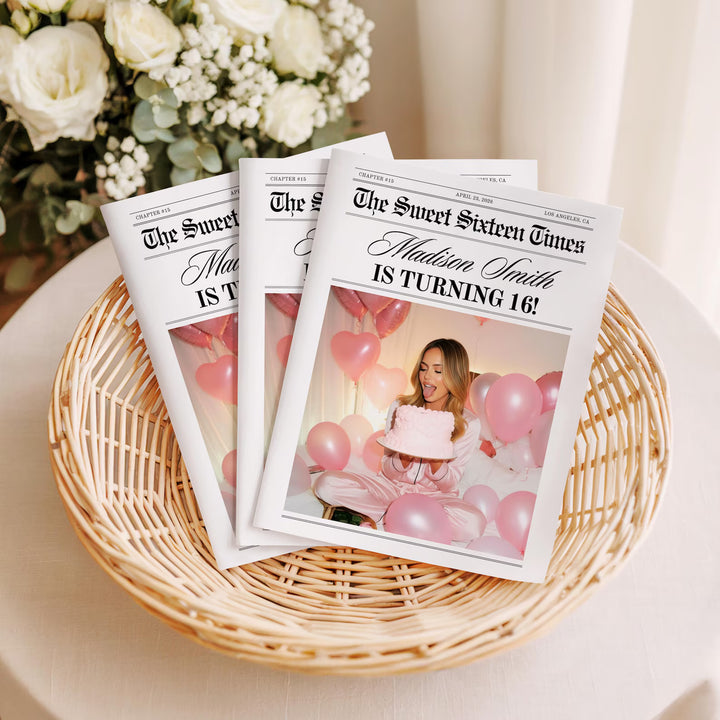 Birthday Newspaper Template