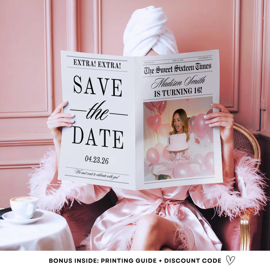 Birthday Newspaper Template