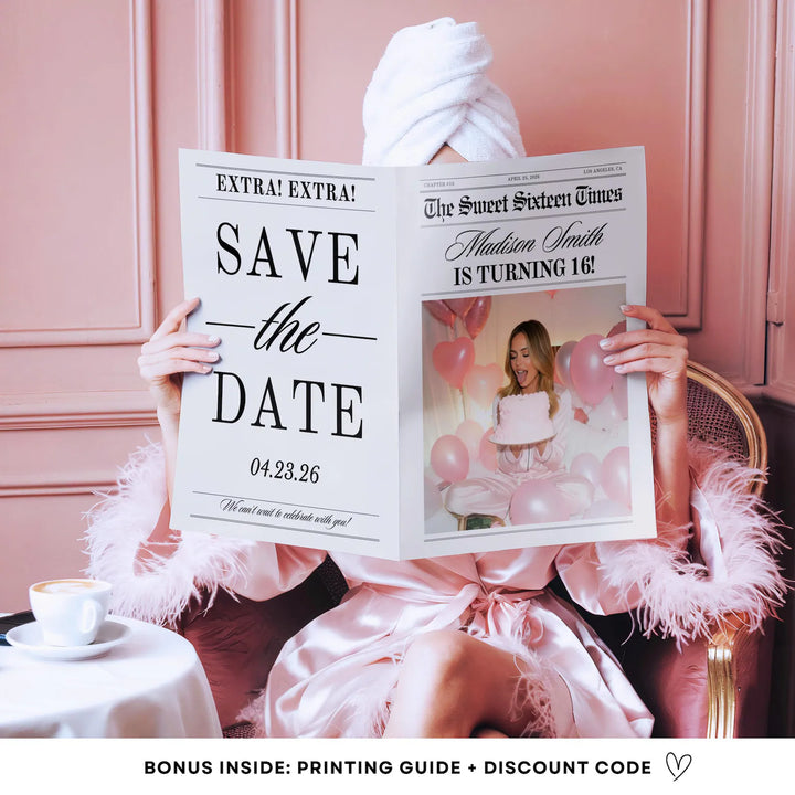 Birthday Newspaper Template