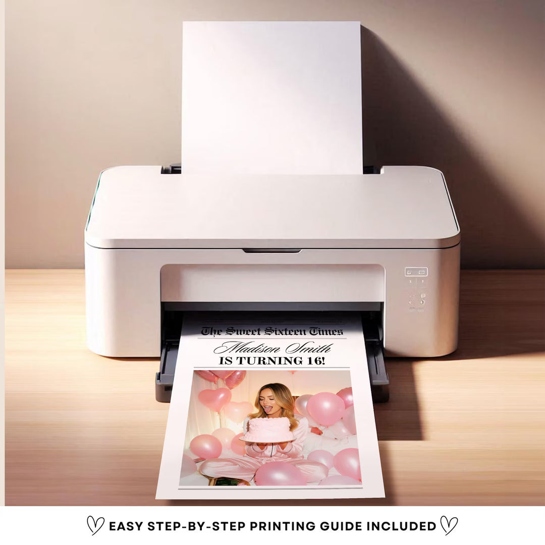 Birthday Newspaper Template