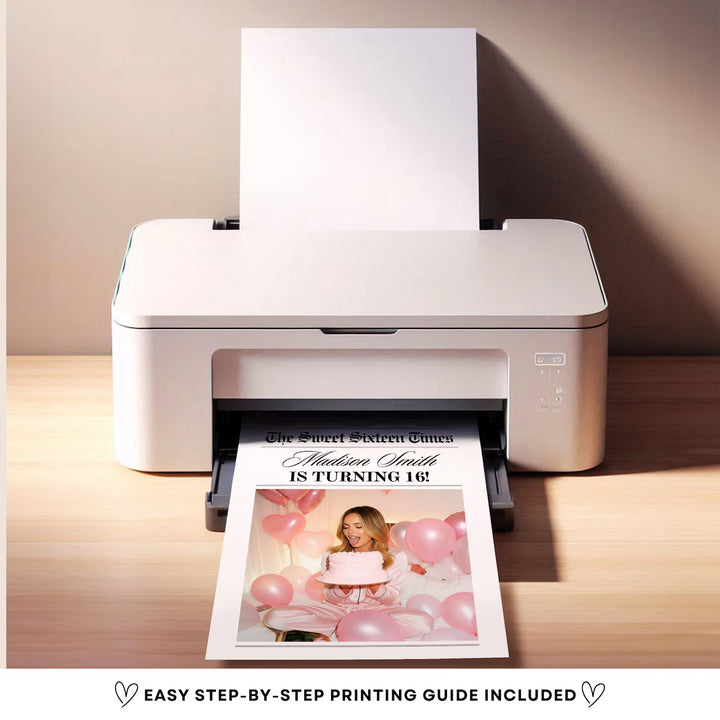 Birthday Newspaper Template
