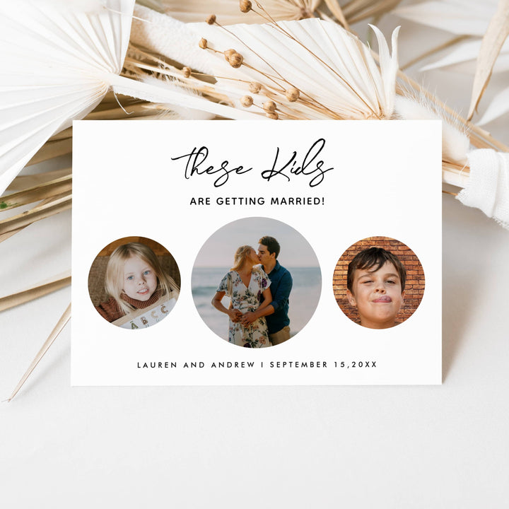 THESE KIDS Save The Date Invitation