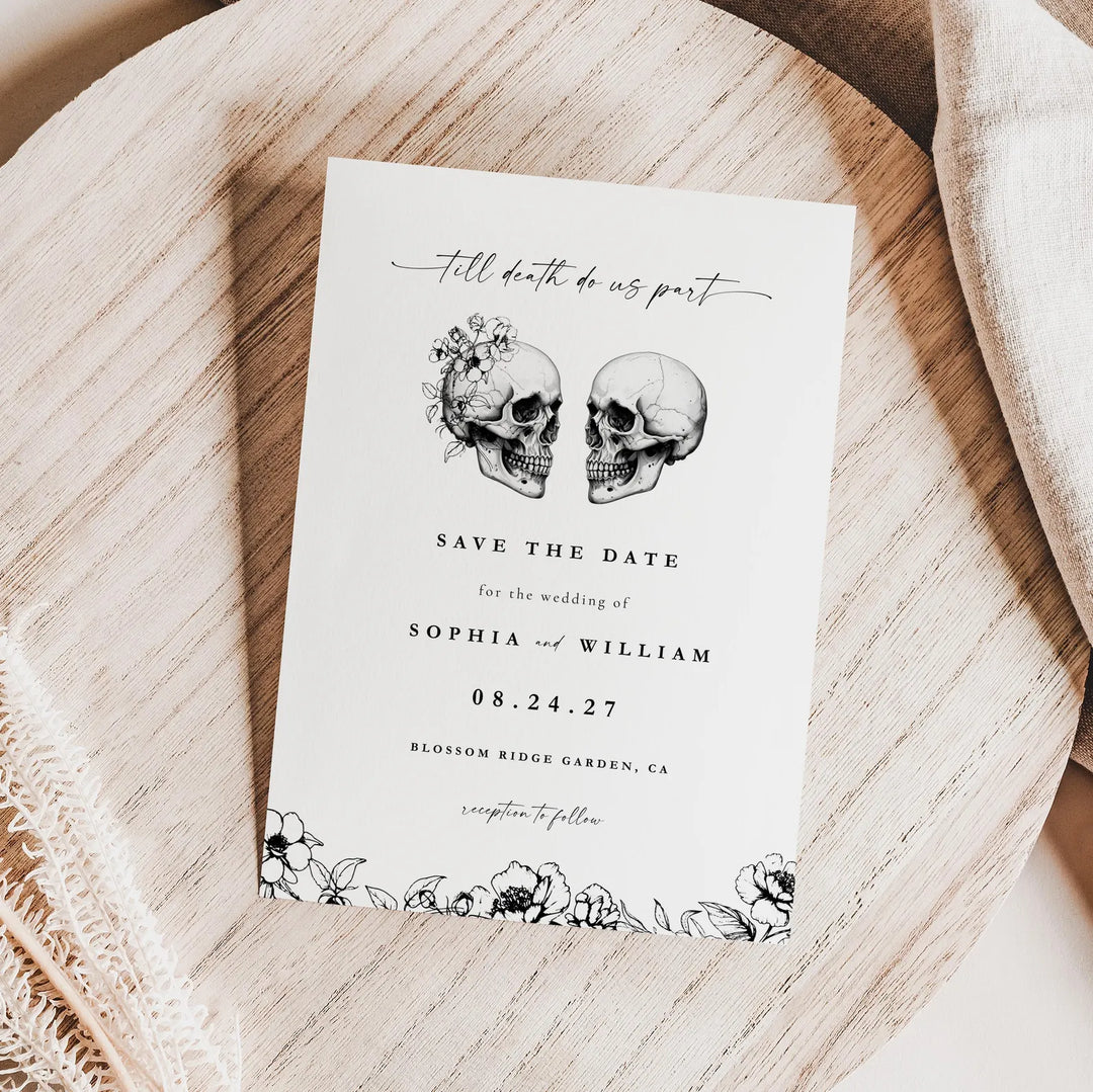 GOTHIC Wedding Invitation