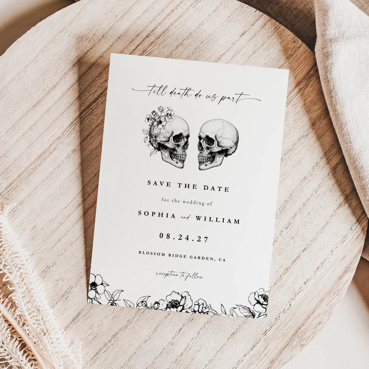 GOTHIC Wedding Invitation