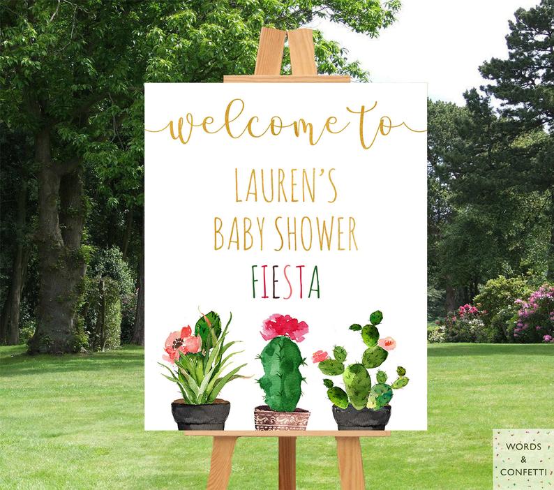 fiesta-baby-shower-decorations-cactus-words-confetti