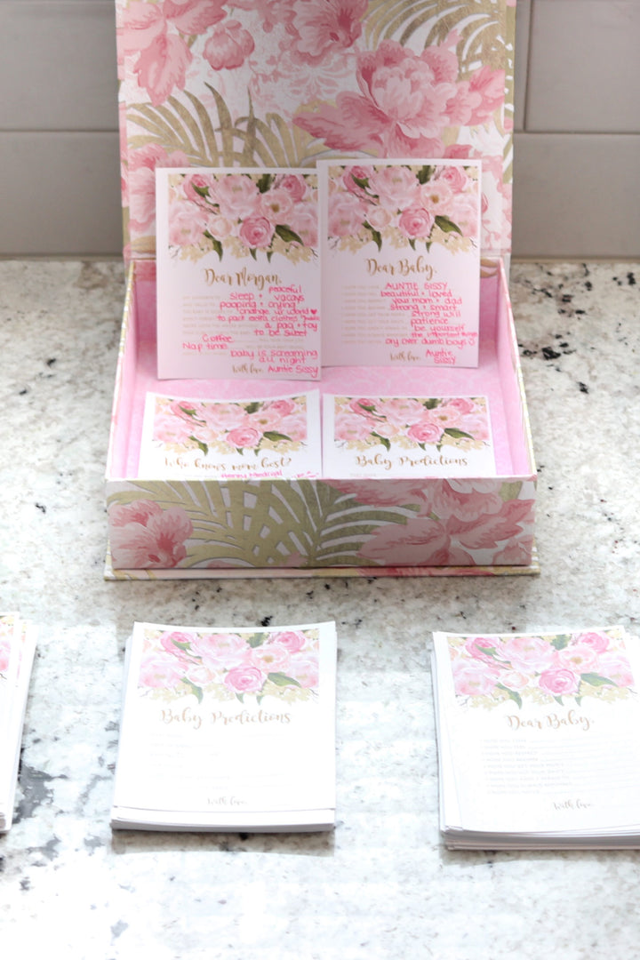 Pink And Gold Baby Shower Games