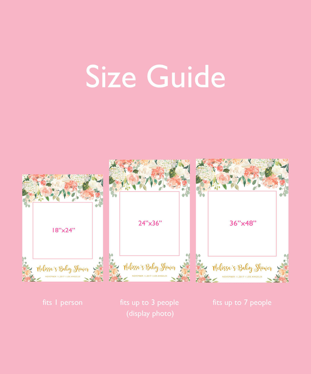 Pink Booth Frame Pink & Gold Photo Booth Frame Prop – MILKY PAPERIE